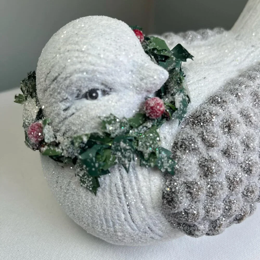 Decorative Holiday Dove Subtle Holiday Flare Sweet Peaceful Touches Cottage Lage